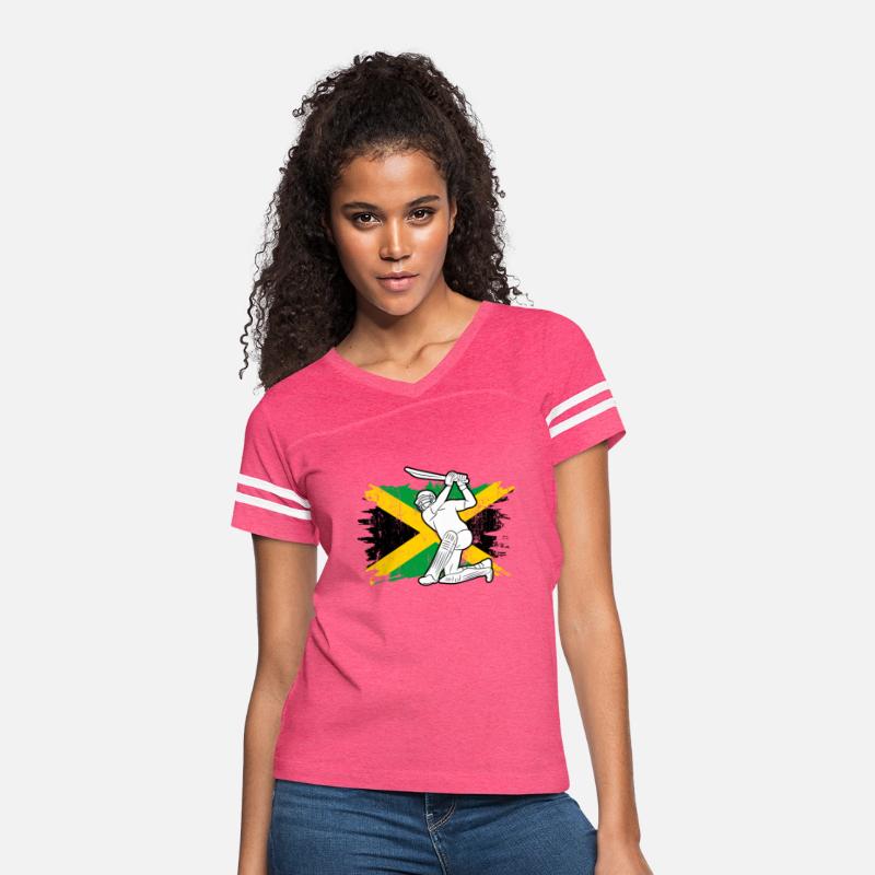 Vintage Cricket Jamaica Flag Jamaican Pride