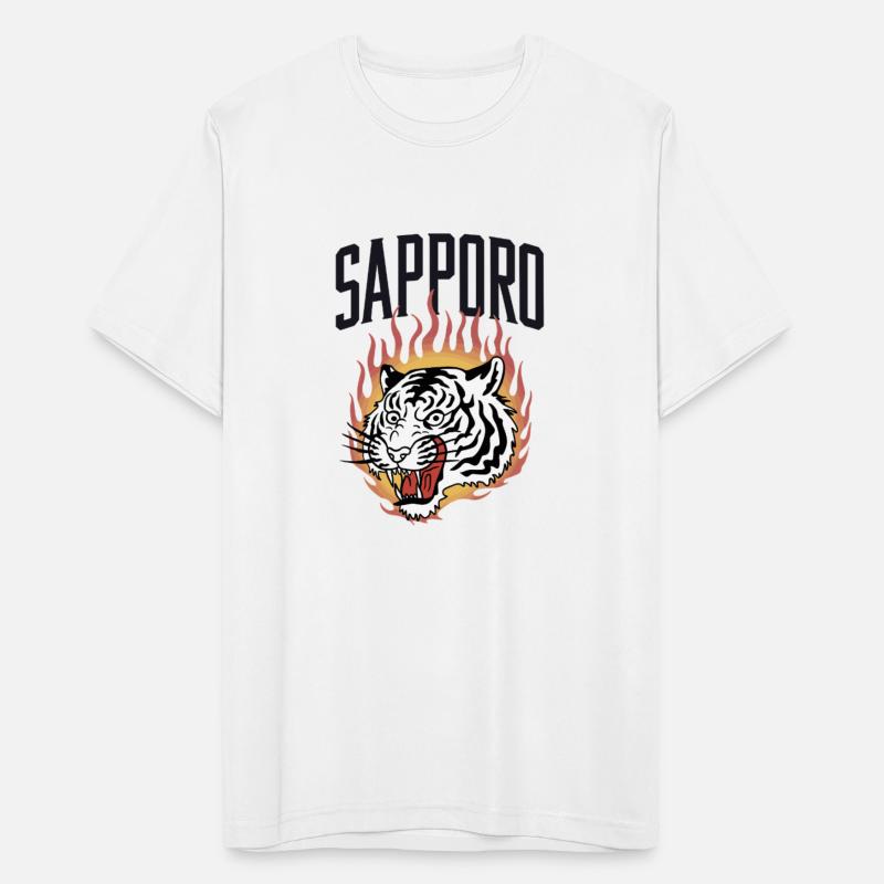 Vintage Sapporo, Japan – Bold Tiger Tattoo Design