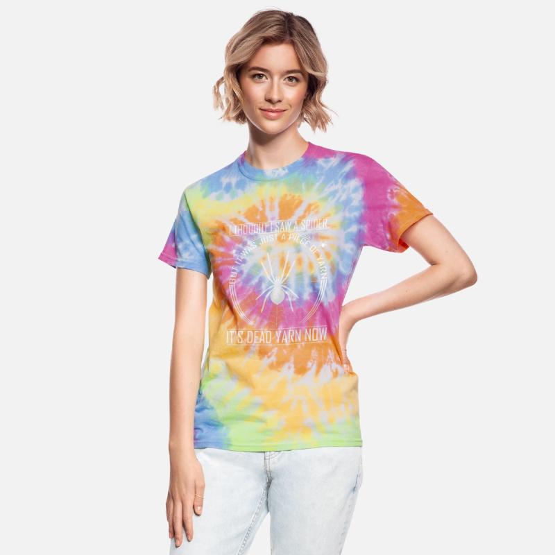 Vintage Spider Web Dead Yarn Knitting T Shirt