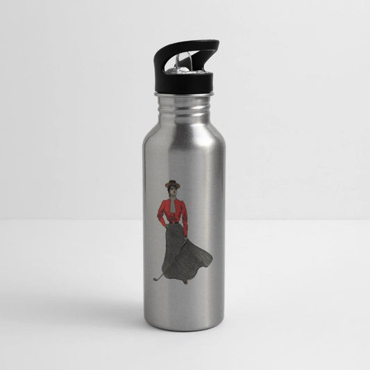 Vintage Woman Golfer Holding a Golf Club URM