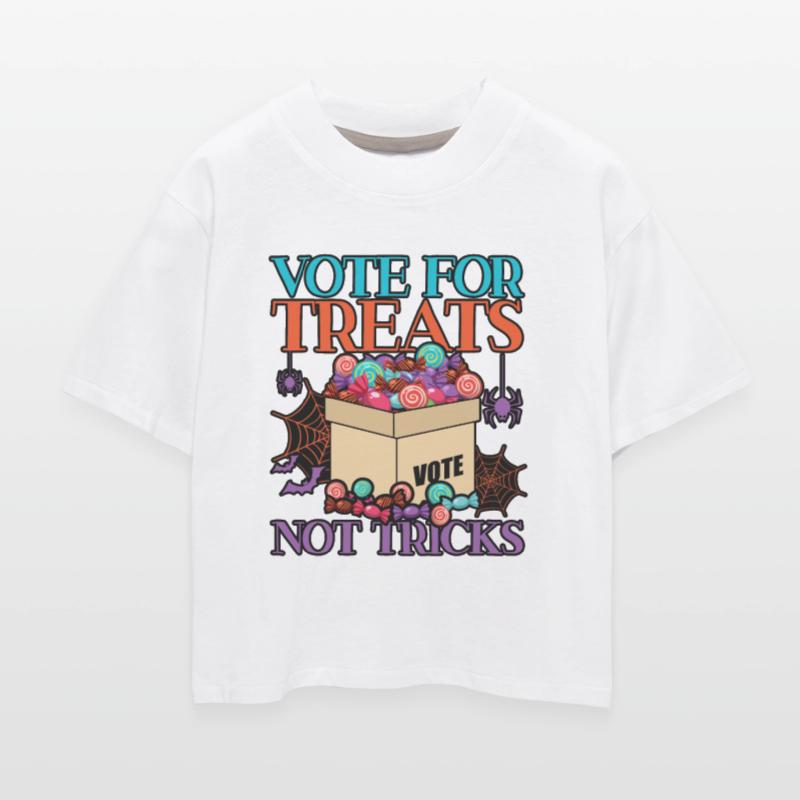 Vote For Treats Not Tricks Halloween Meme Voting