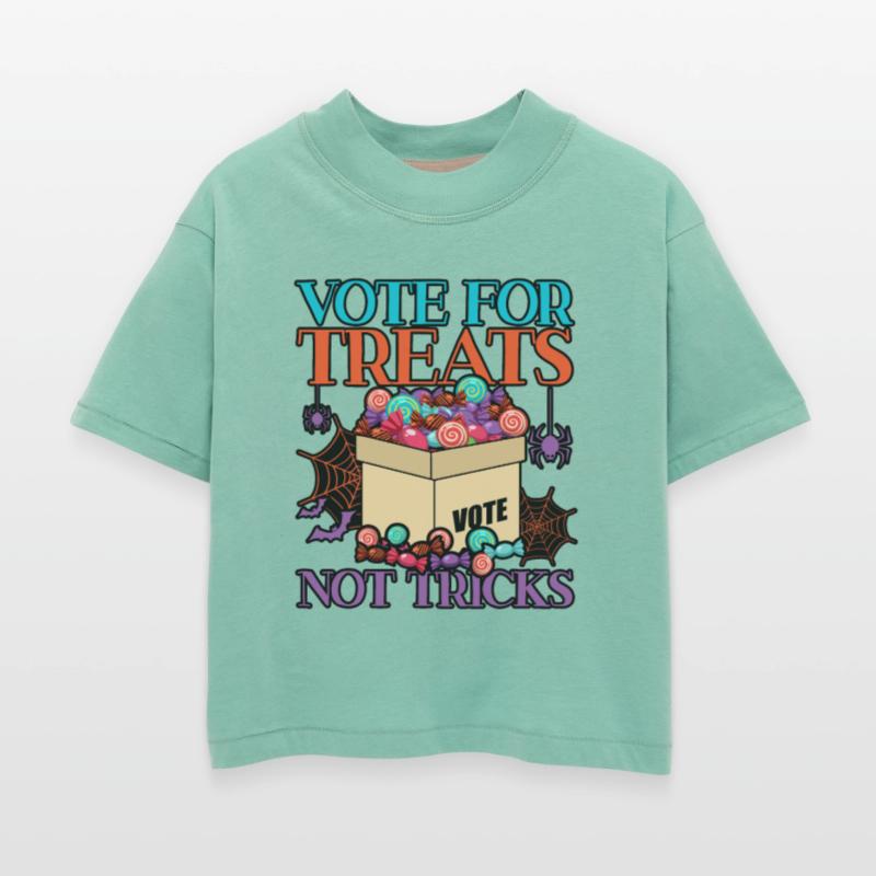 Vote For Treats Not Tricks Halloween Meme Voting