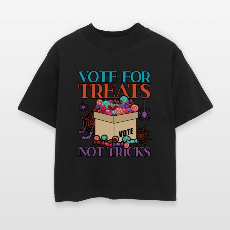 Vote For Treats Not Tricks Halloween Meme Voting