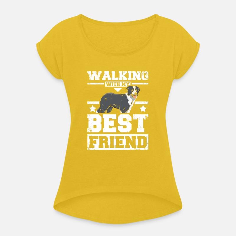 Walking with my best friend border collie