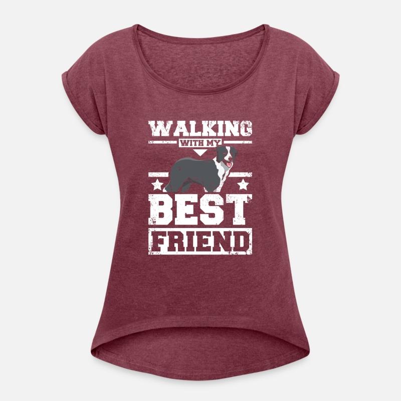 Walking with my best friend border collie