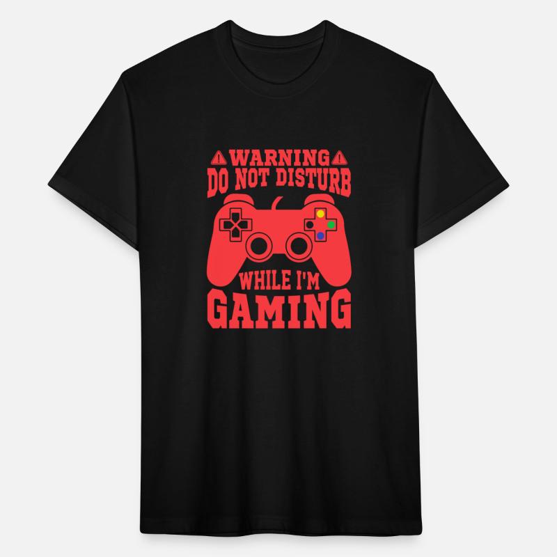 WARNING DO NOT DISTURB WHILE I' M GAMING GAMER FUN