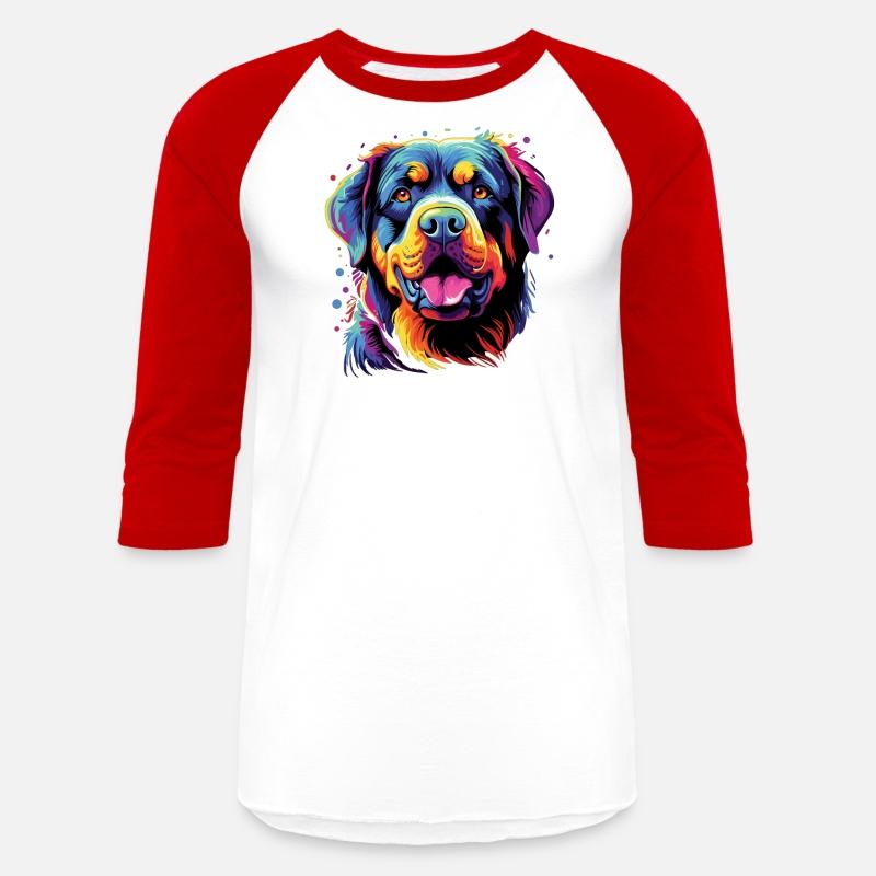 Watercolor Colorful Rottweiler