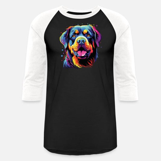 Watercolor Colorful Rottweiler