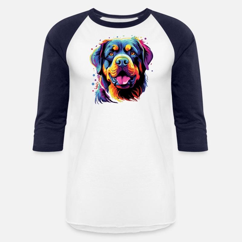 Watercolor Colorful Rottweiler