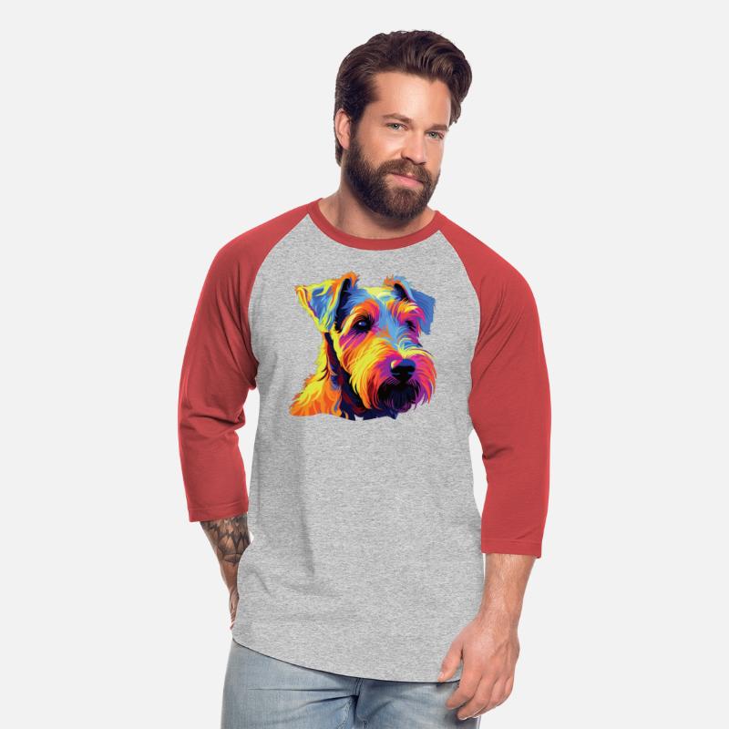 Watercolor Colorful Welsh Terrier