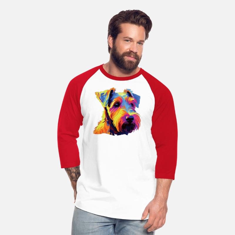 Watercolor Colorful Welsh Terrier