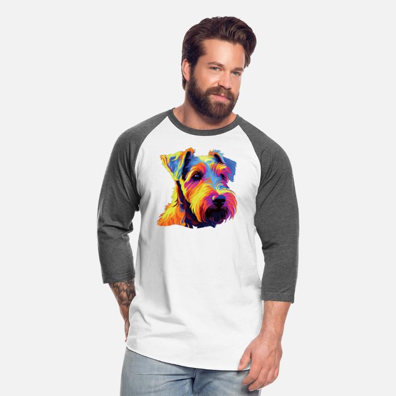 Watercolor Colorful Welsh Terrier