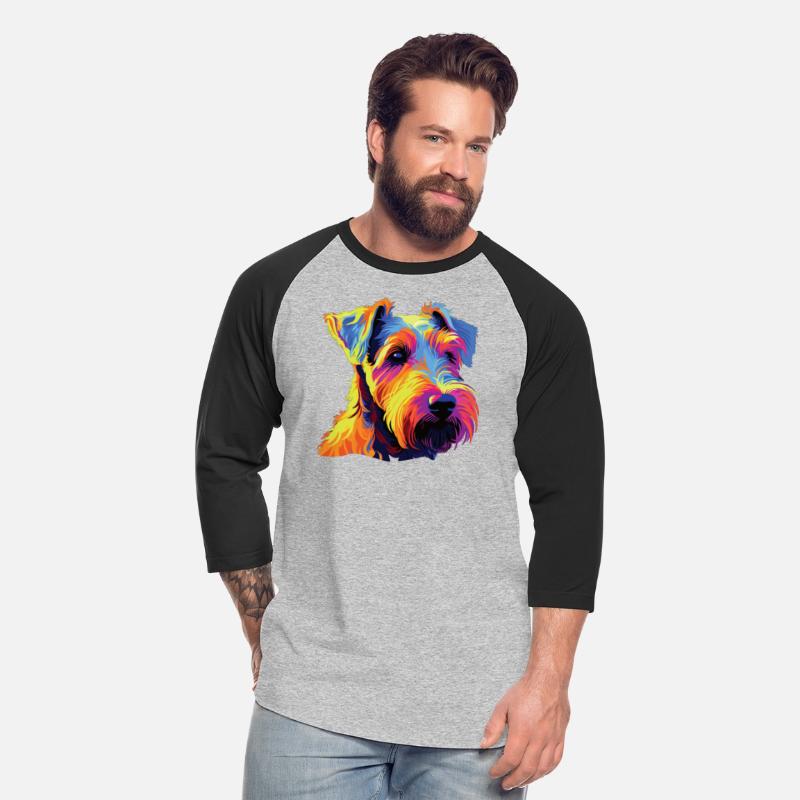 Watercolor Colorful Welsh Terrier