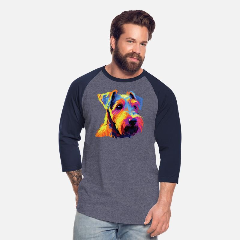 Watercolor Colorful Welsh Terrier