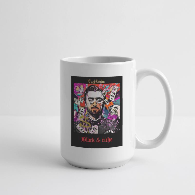 Wealth and Power Graffiti Art black&riche