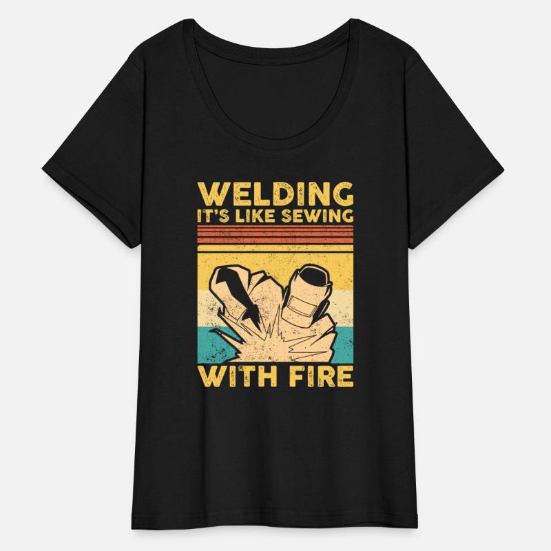 Welding Like Sewing With Fire Metal Welding