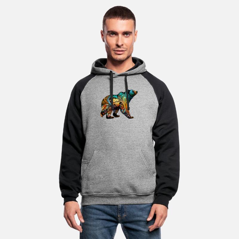 Wild Bear Watercolor Colorful Nature Outdoor 4