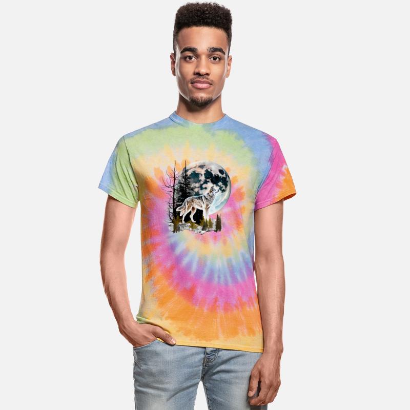 Wolf Moonlight Forest Wild Werewolf Watercolor 2