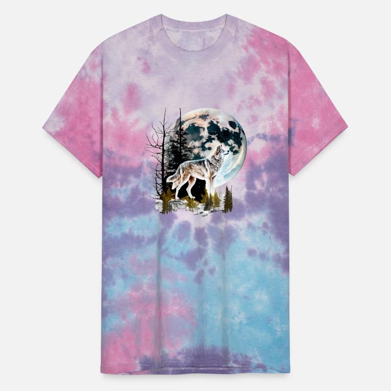 Wolf Moonlight Forest Wild Werewolf Watercolor 2