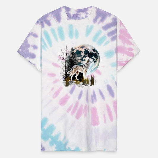 Wolf Moonlight Forest Wild Werewolf Watercolor 2