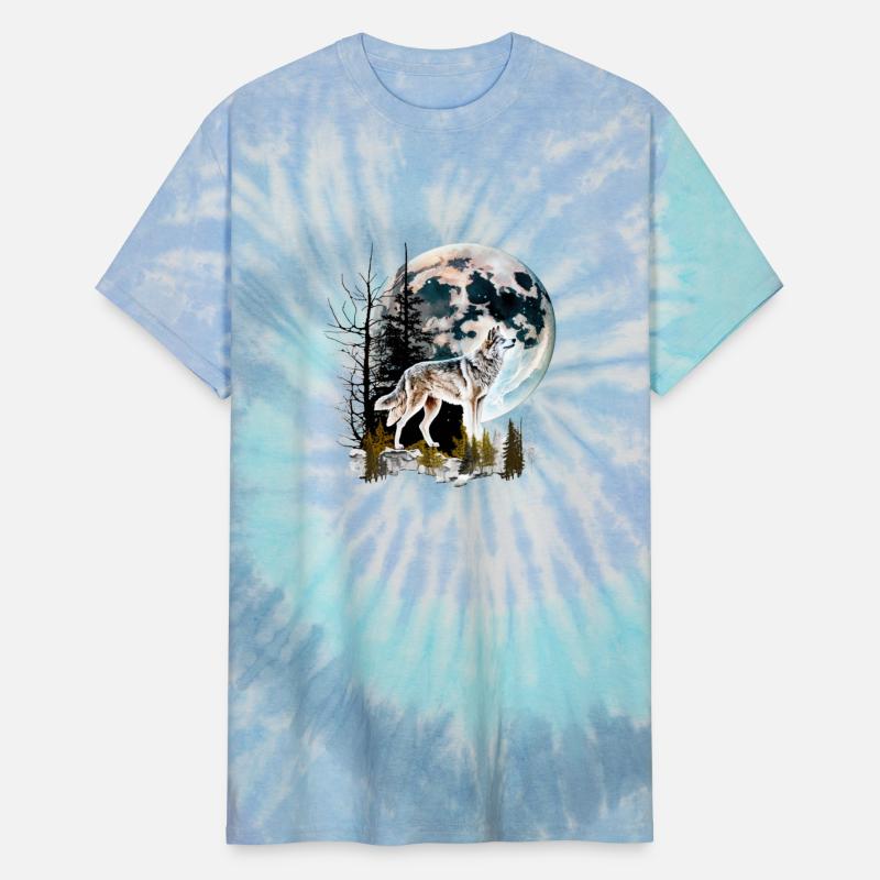 Wolf Moonlight Forest Wild Werewolf Watercolor 2