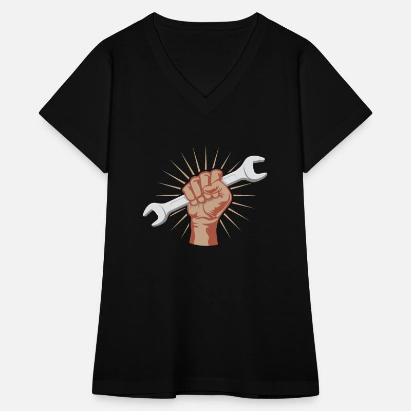 Wrench Power Fist Mechanics Mechanical