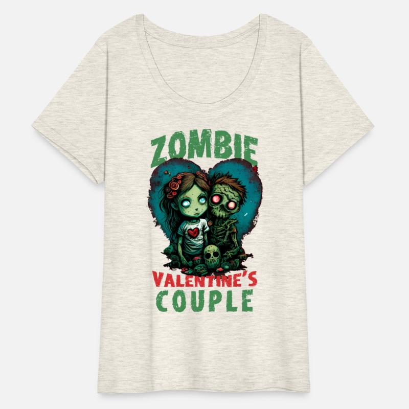 Zombie Valentines Couple Cute Anime Chibi Zombies